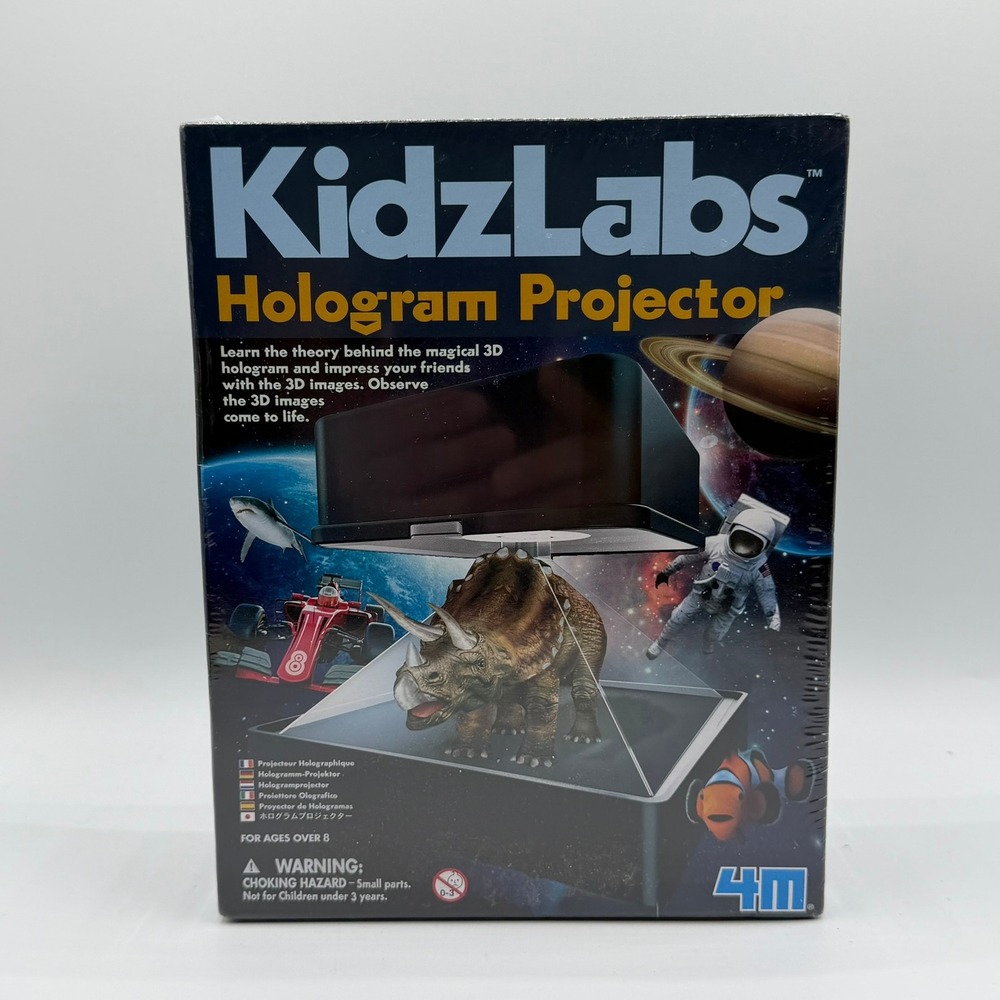 4M KidzLabs Hologram Projector Science Kit STEM Educational Toy 3D Images New